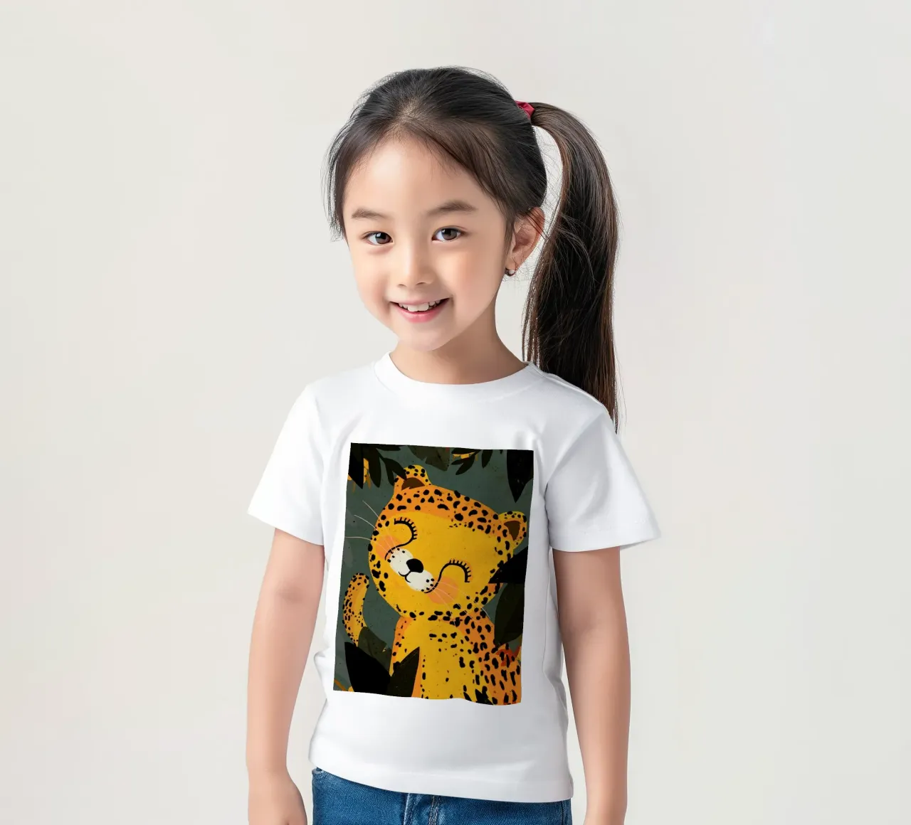 Young Leopard t-shirt bambini da treechild