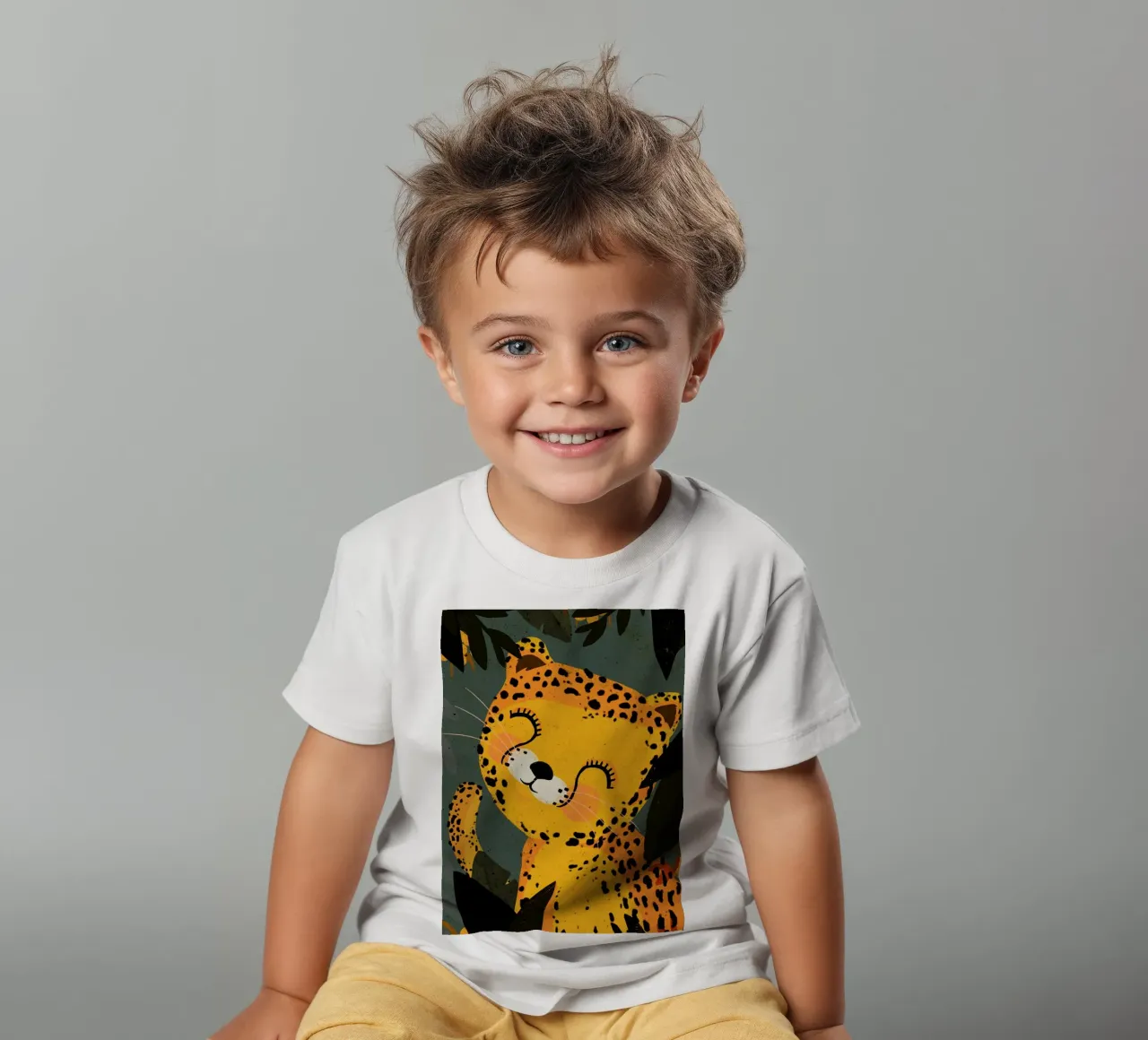 Young Leopard t-shirt bambini da treechild