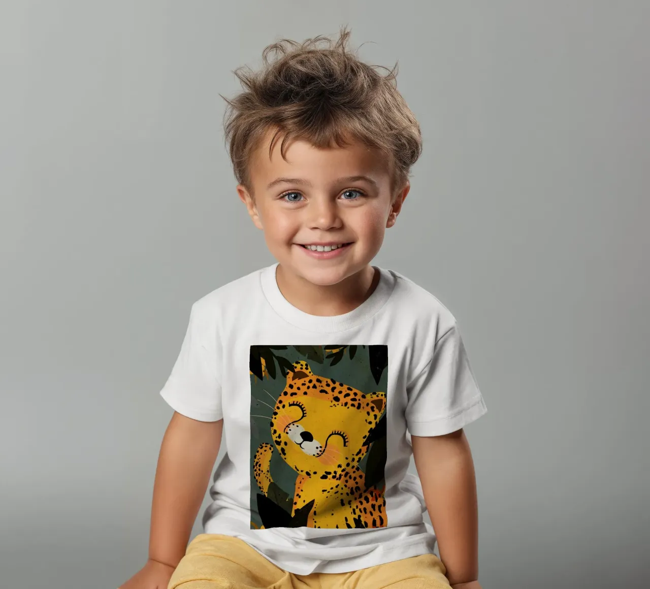 Young Leopard t-shirt bambini da treechild