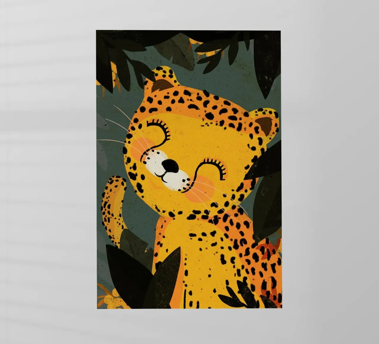 Young Leopard pellicola backlit da treechild