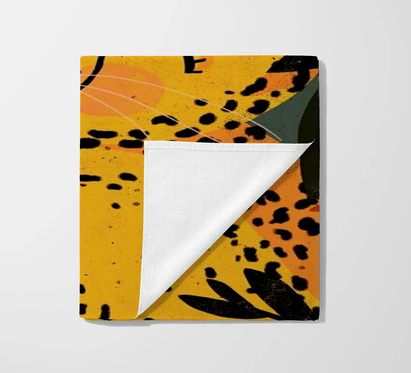 Young Leopard serviette de plage de treechild