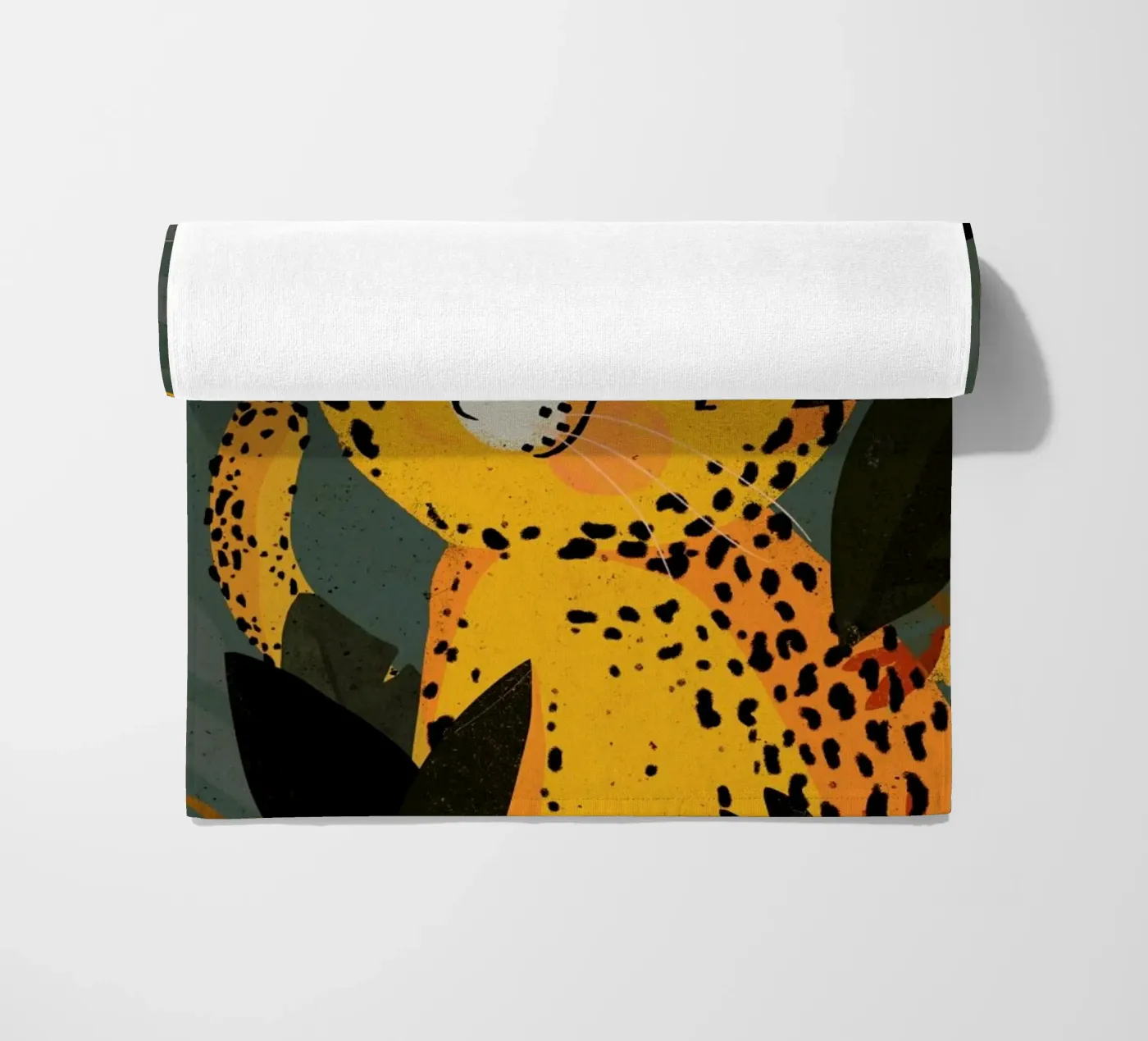 Young Leopard serviette de plage de treechild