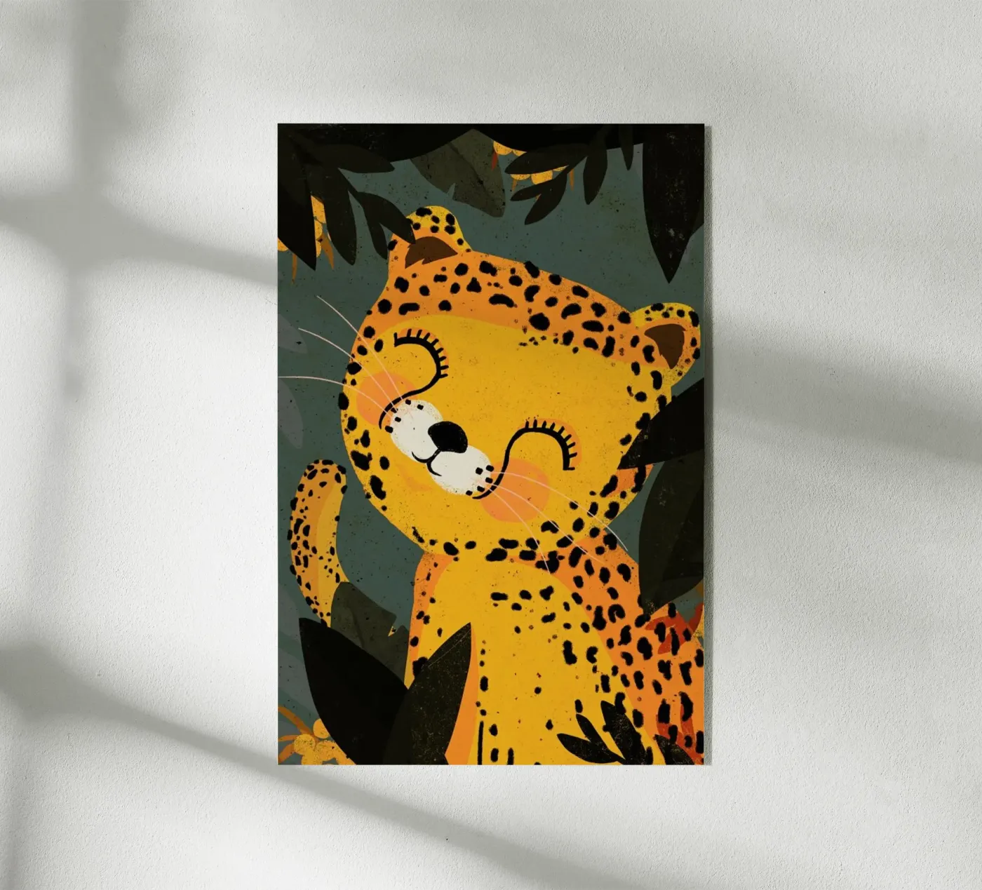 Young Leopard acryl van treechild