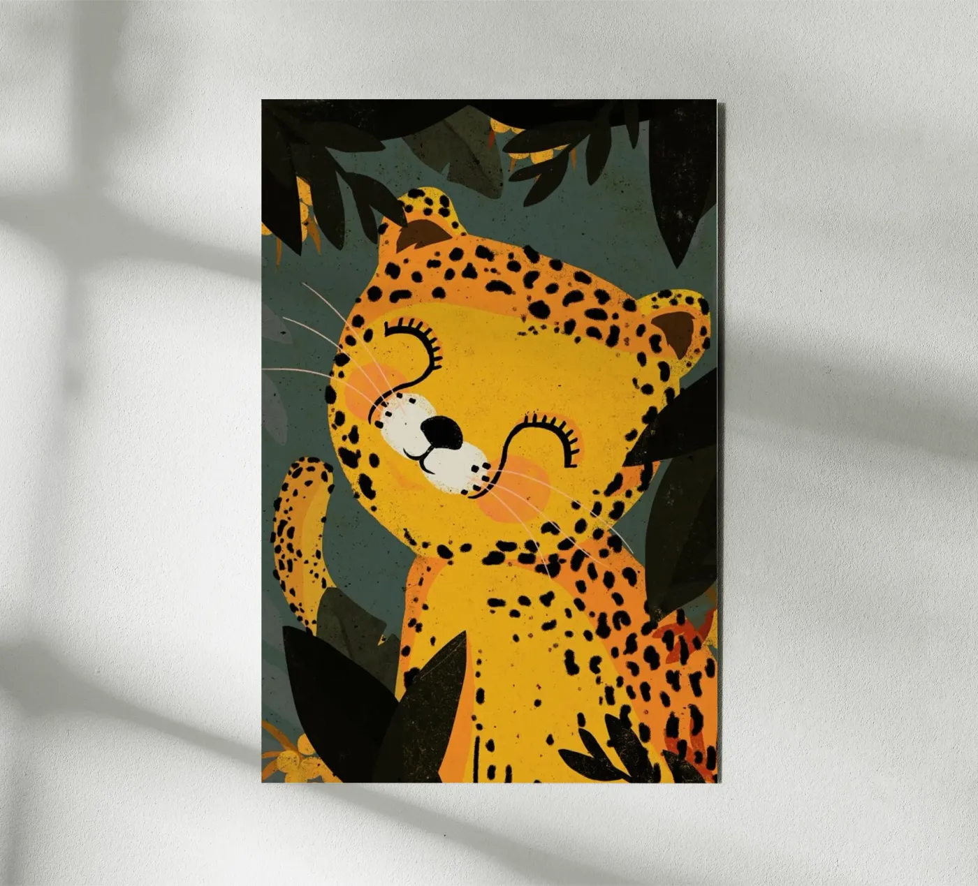 Young Leopard alluminio dibond da treechild