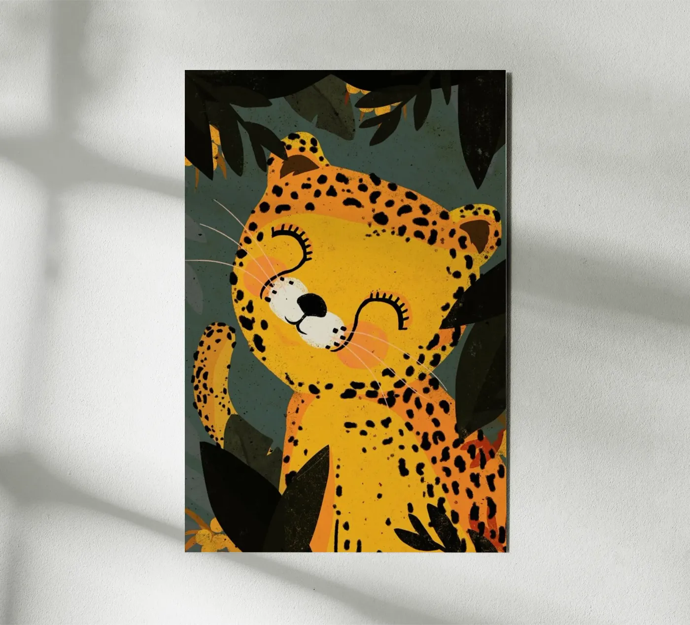 Young Leopard pannello forex da treechild