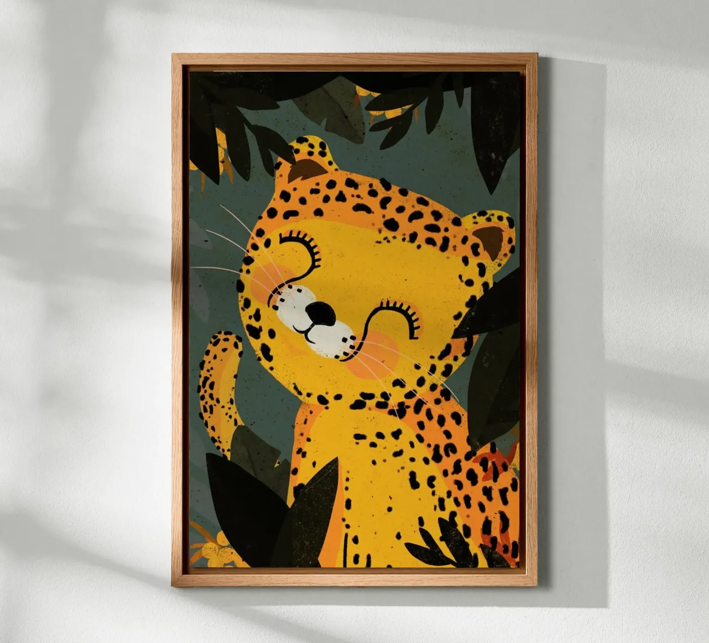 Young Leopard tela da treechild