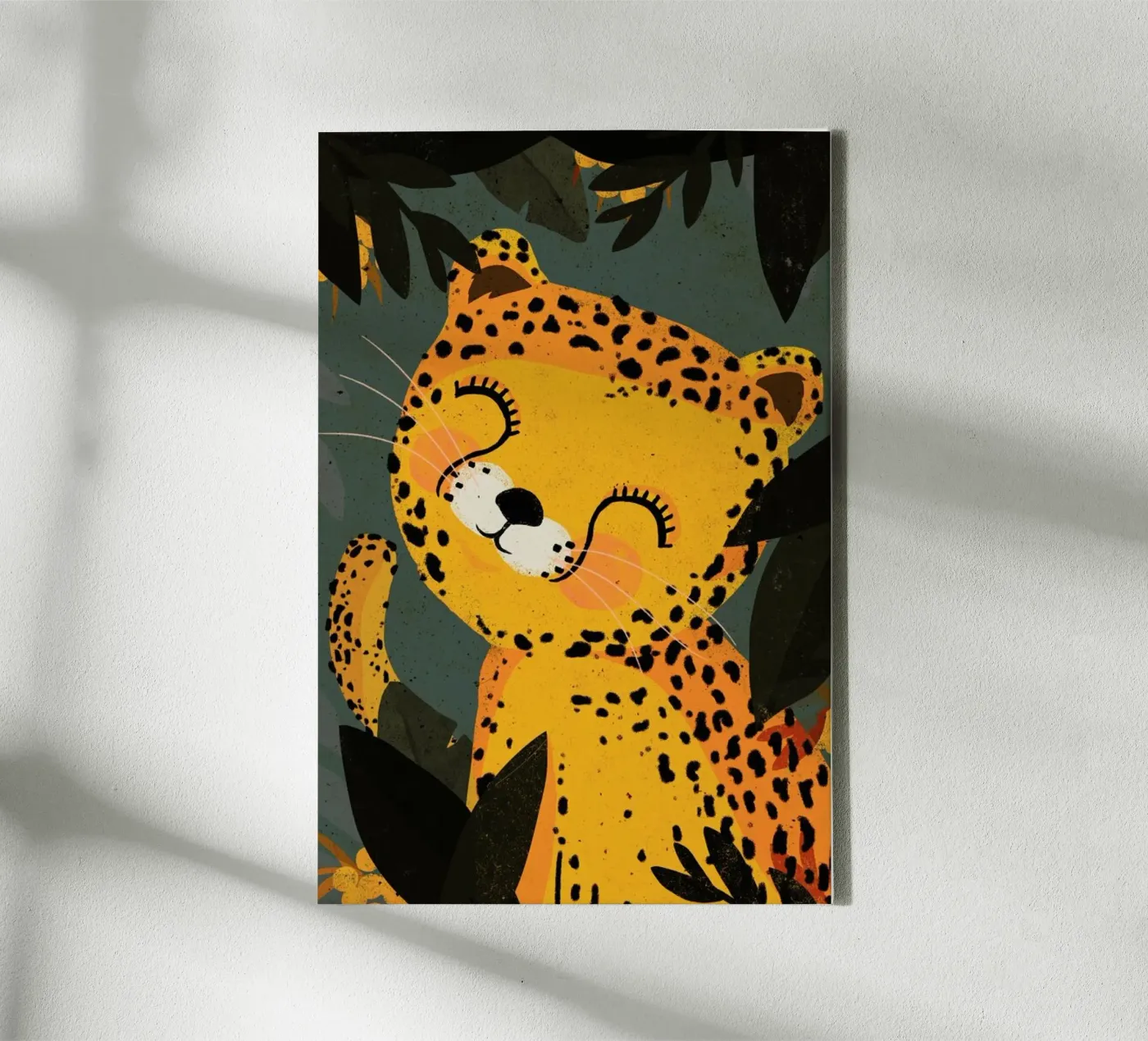 Young Leopard tela da treechild