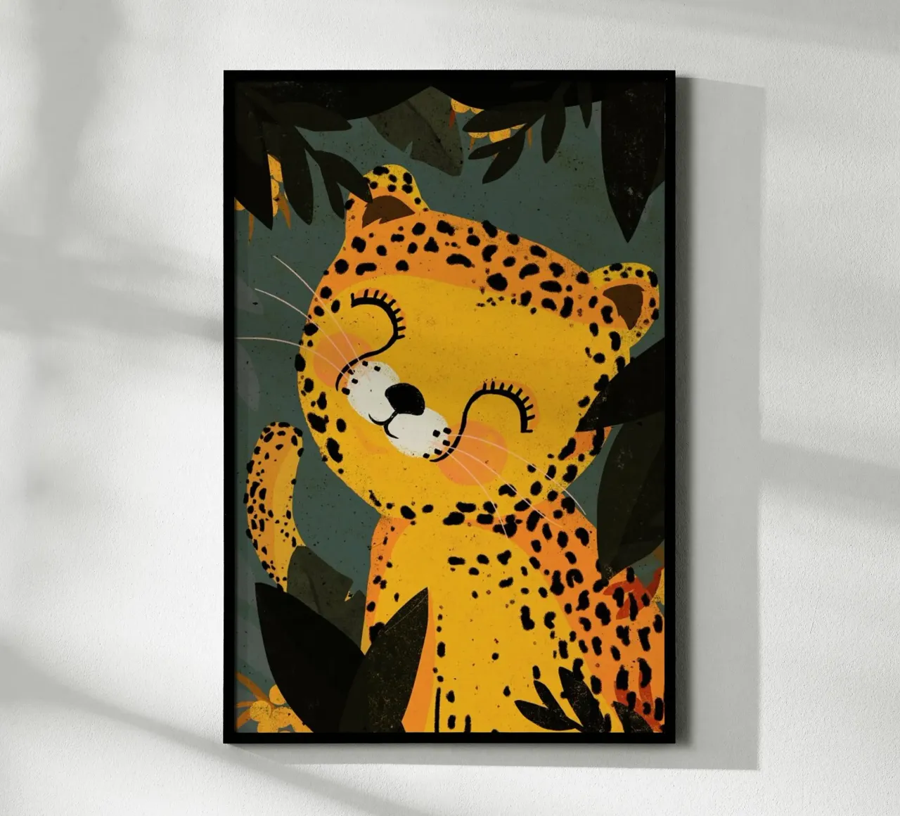 Young Leopard carta hahnemühle da treechild