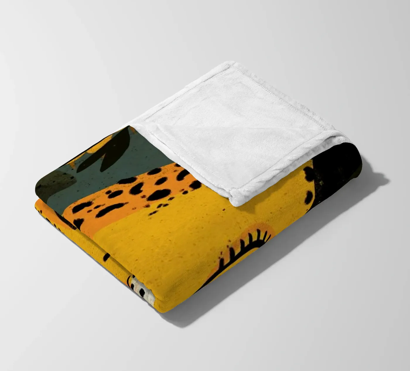 Young Leopard Fleecedecke von treechild