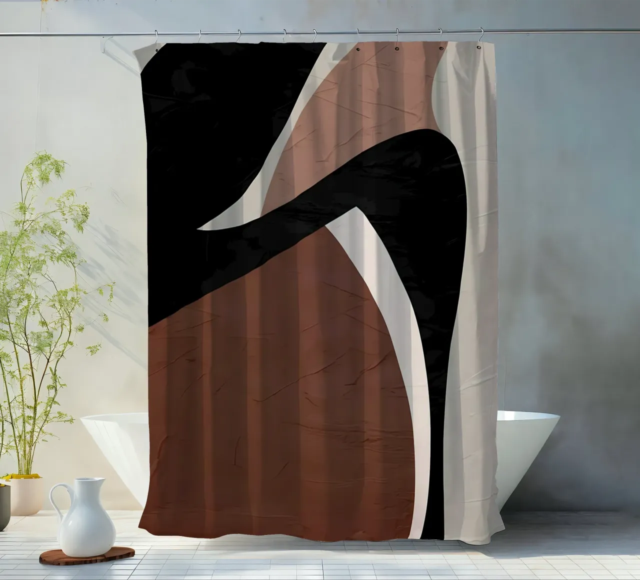 ASTRATTO ORGANICO 227A tenda da doccia da Aiden Garcia