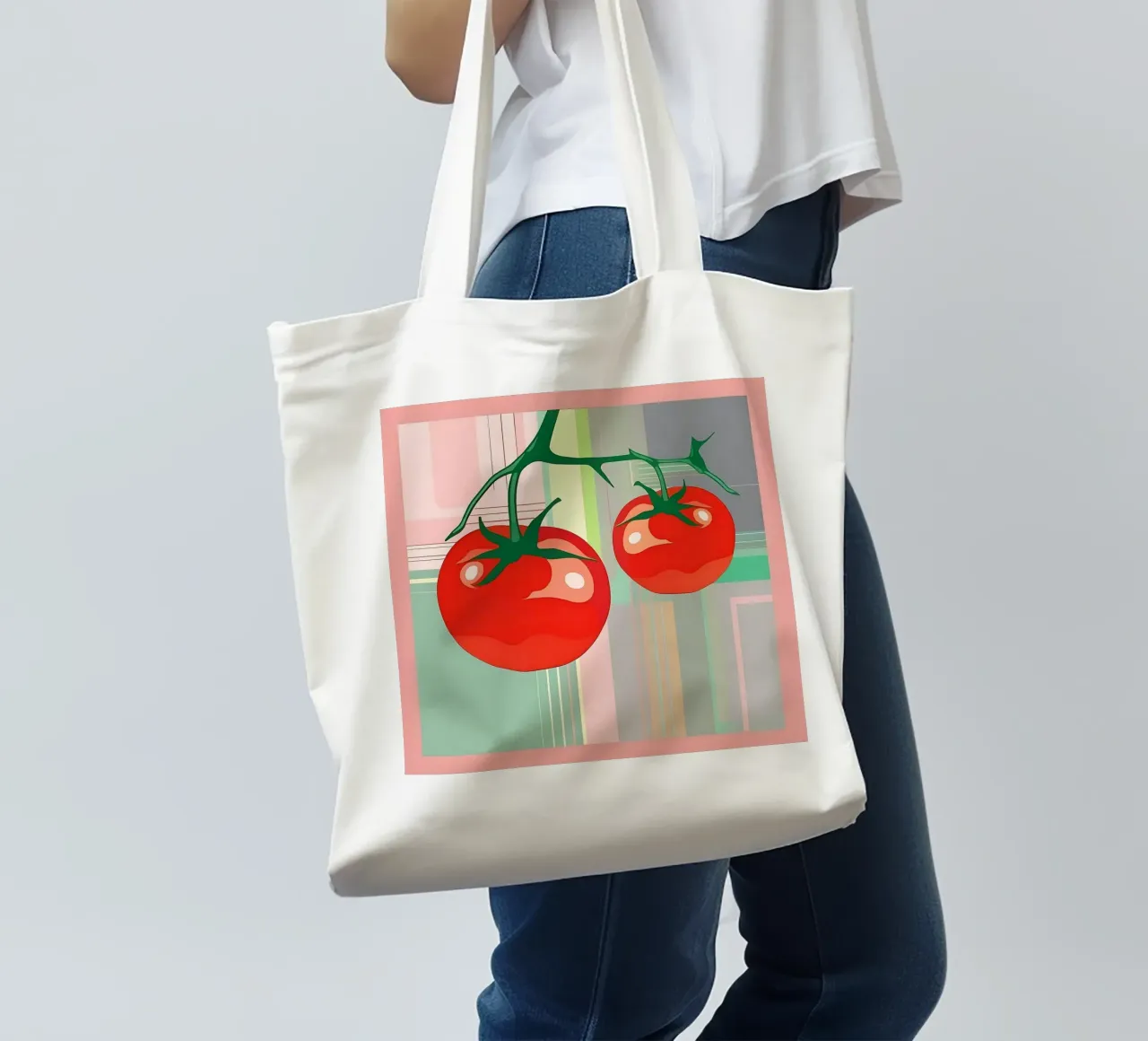 Stile_di_pomodoro_A_3 borsa in juta da Pink- und LoveArt by LK