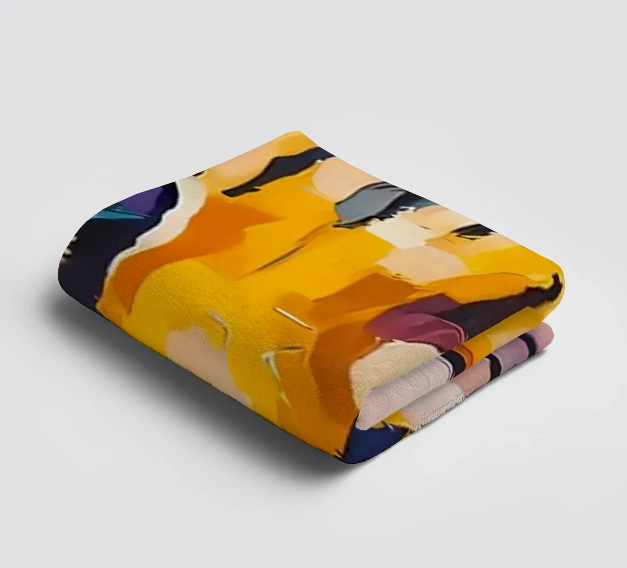 Katze mit Toilettenpapier Handtuch von Adrian Patel