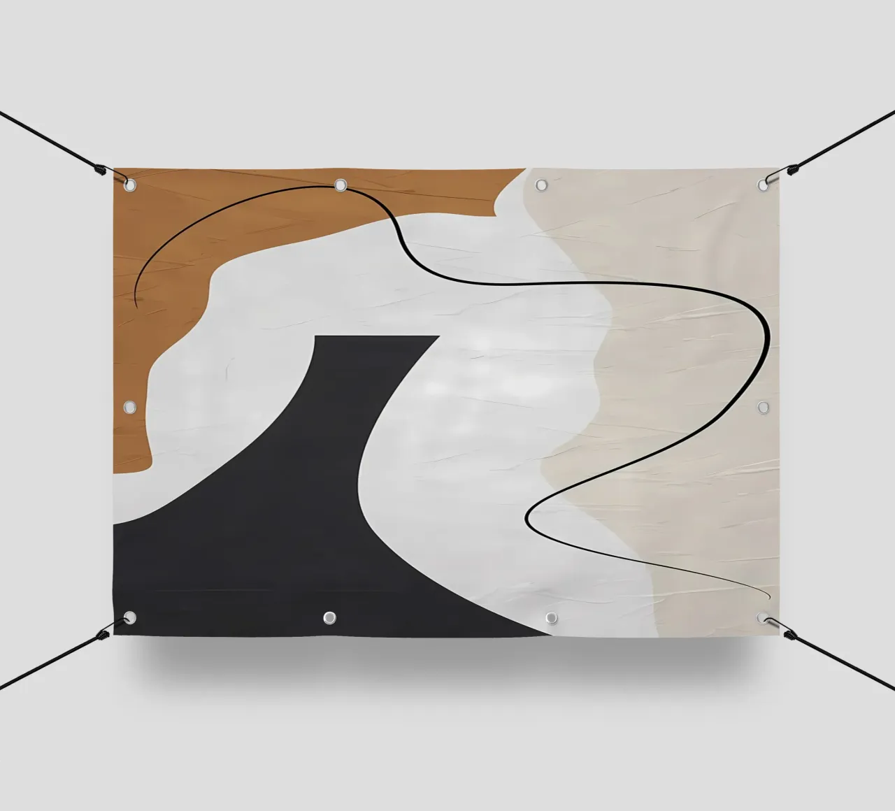 ASTRATTO ORGANICO 156A telo in pvc da Aiden Garcia