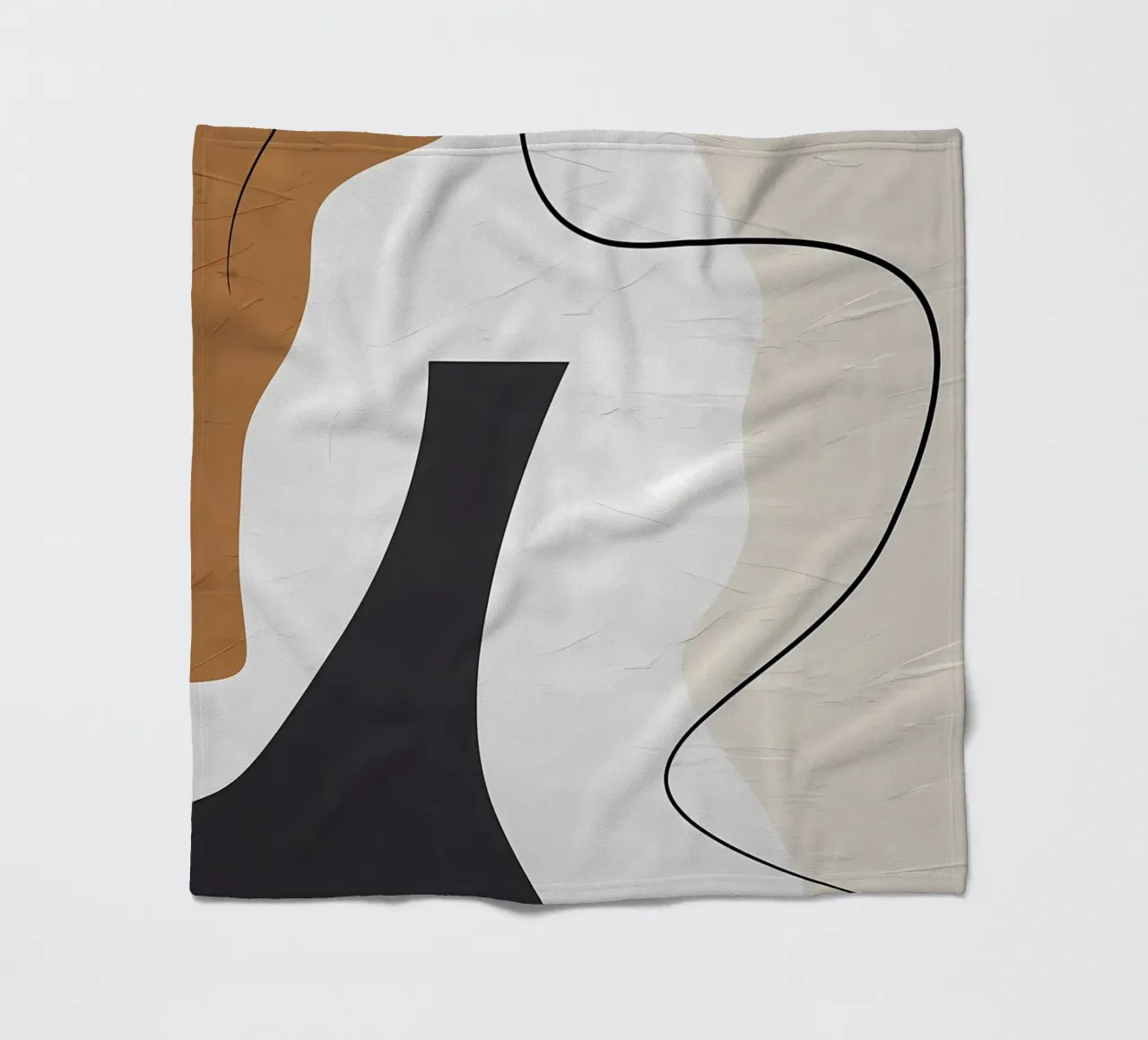 ORGANISCH ABSTRACT 156A fleecedeken van Aiden Garcia