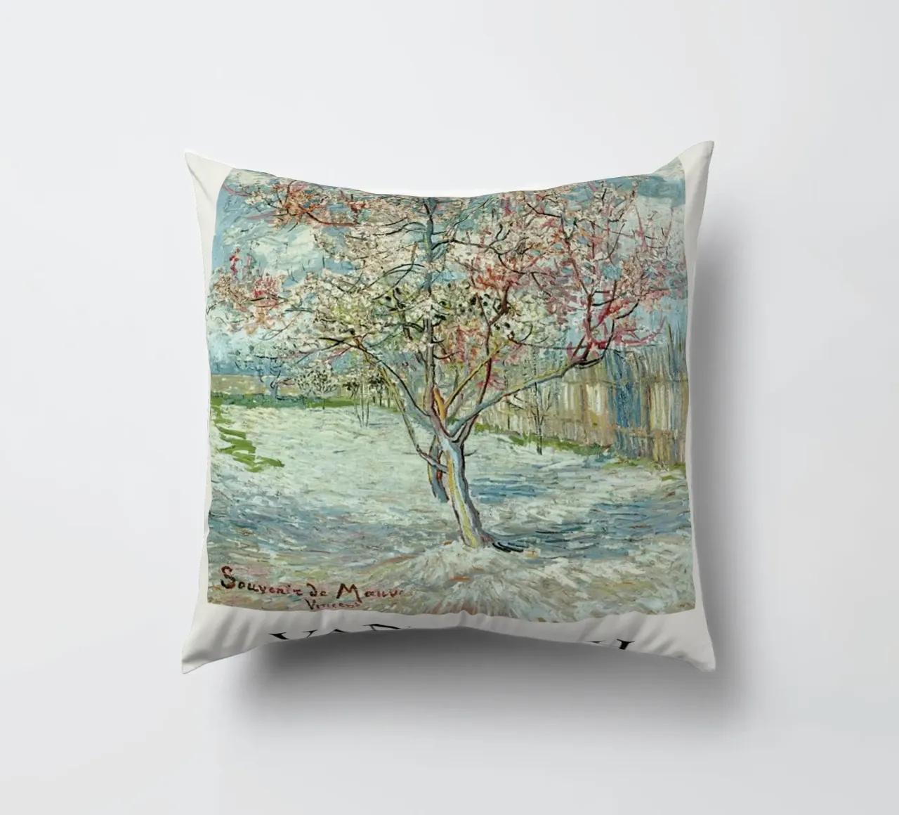 van Gogh - Peach Tree in Bloom cuscino da ARTOTHEK