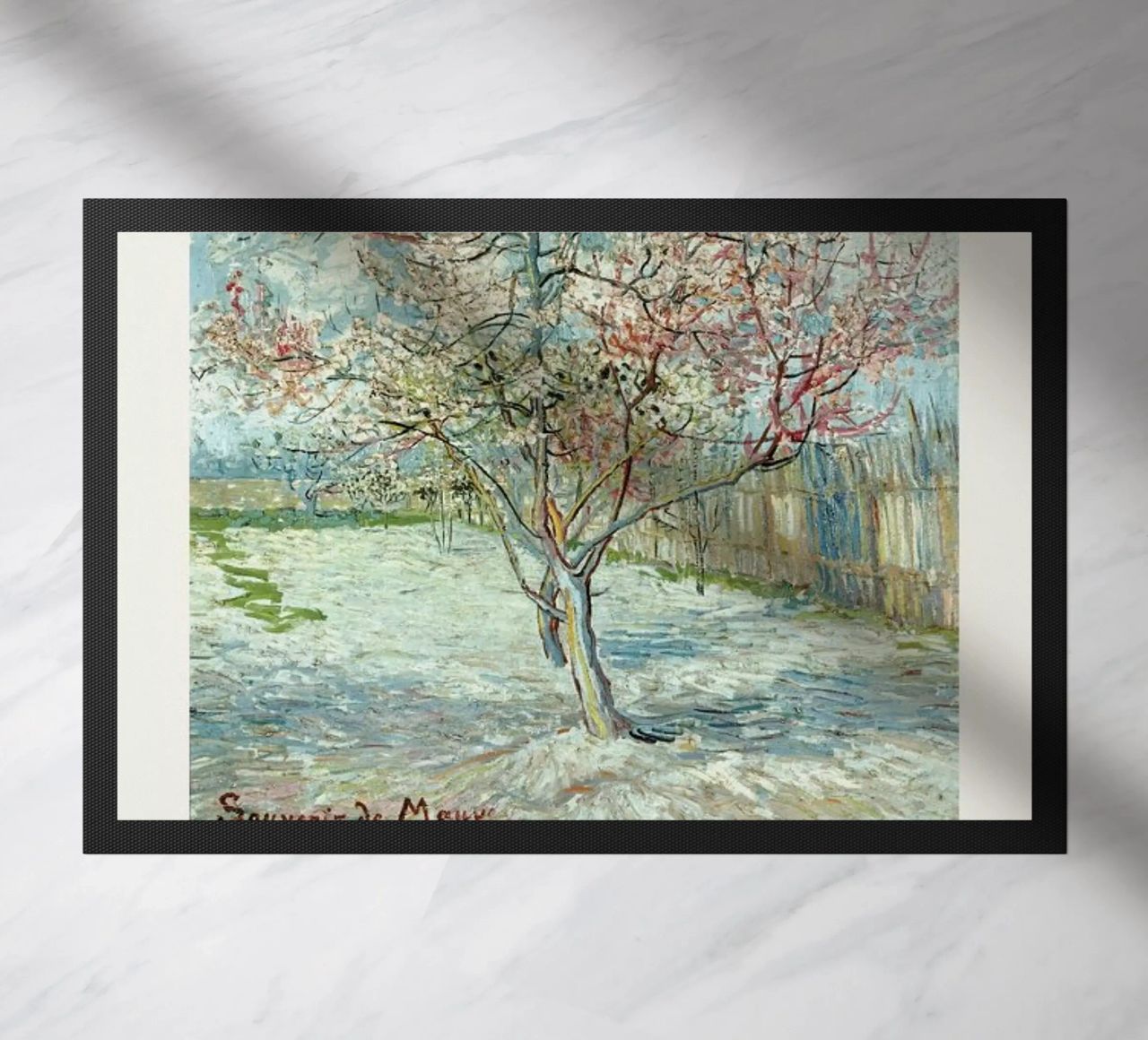 van Gogh - Peach Tree in Bloom zerbino da ARTOTHEK