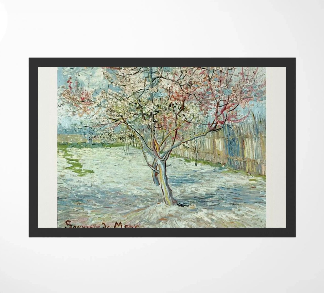 van Gogh - Peach Tree in Bloom zerbino da ARTOTHEK