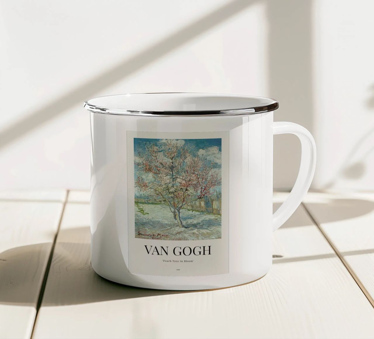 van Gogh - Peach Tree in Bloom tazza in smalto da ARTOTHEK