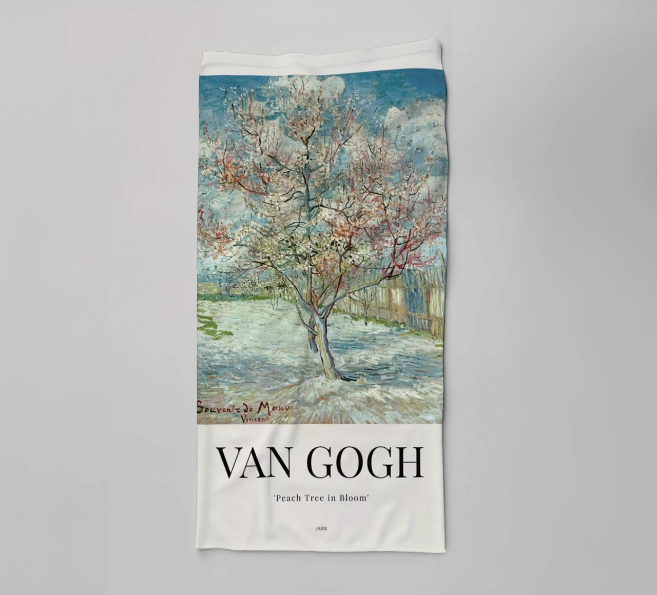 van Gogh - Peach Tree in Bloom Handtuch von ARTOTHEK