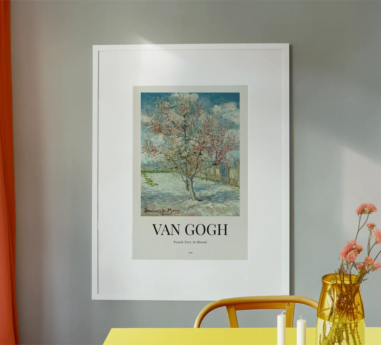 van Gogh - Peach Tree in Bloom carta hahnemühle da ARTOTHEK