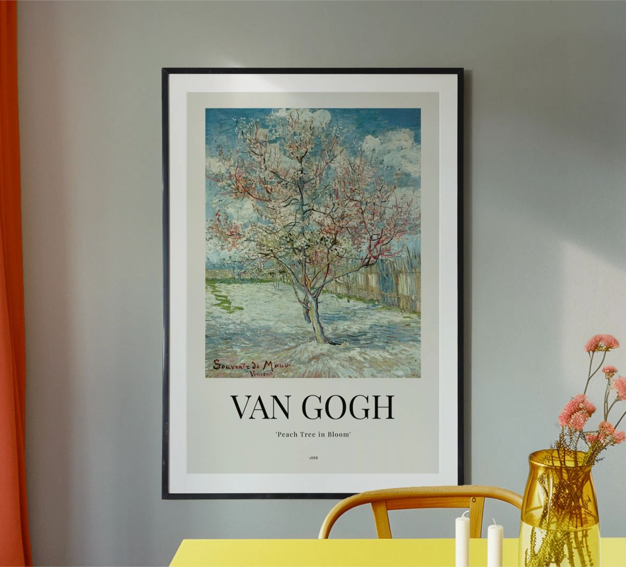 van Gogh - Peach Tree in Bloom Poster von ARTOTHEK