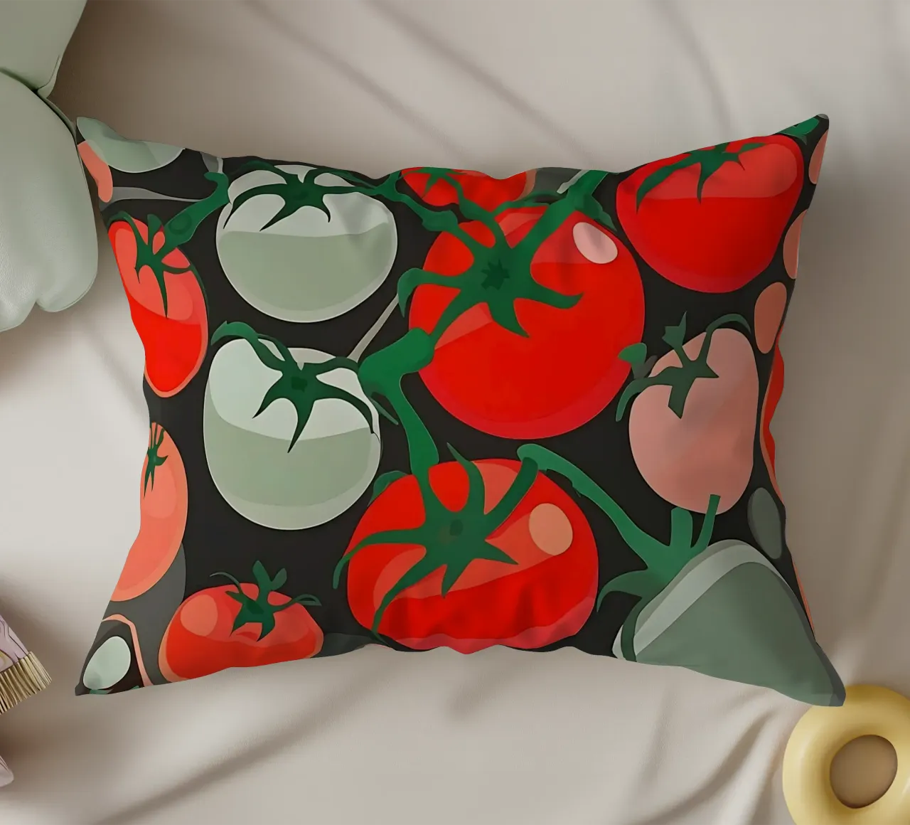 Stile_di_pomodoro_A_5 cuscino da Pink- und LoveArt by LK