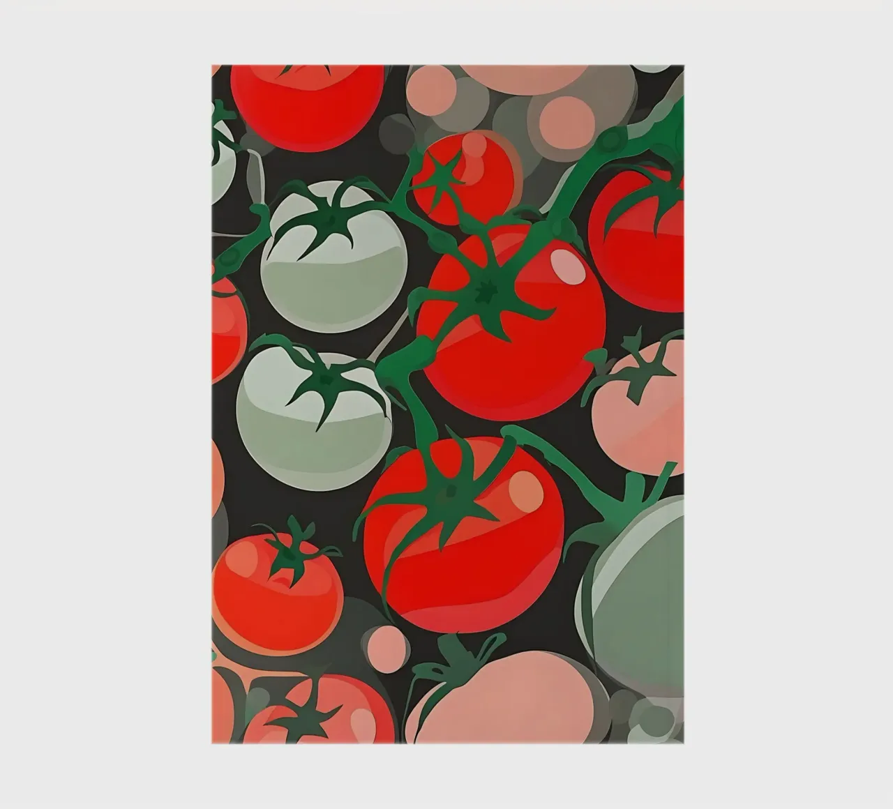 Tomato_style_A_5 notebook by Pink- und LoveArt by LK