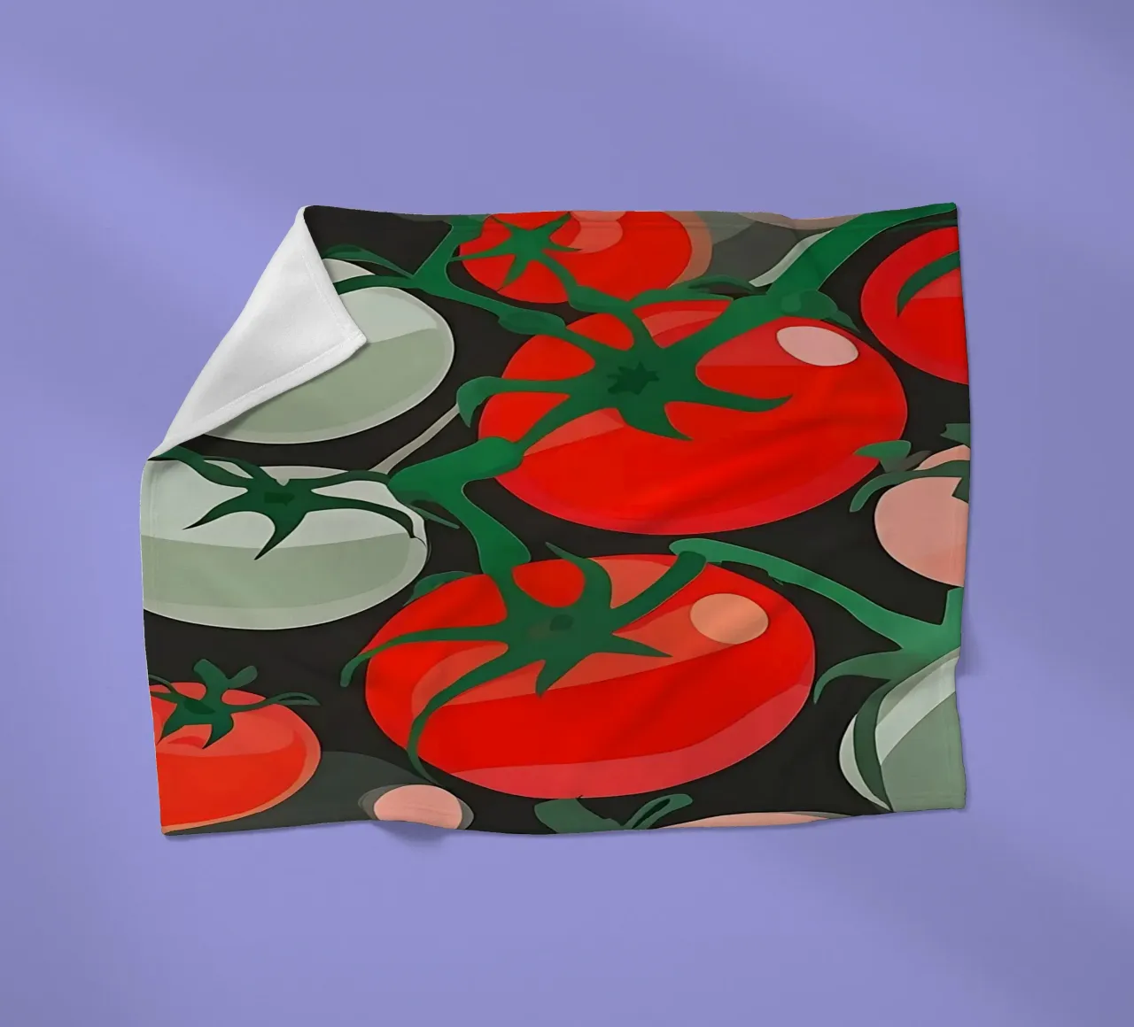 Stile_di_pomodoro_A_5 coperta in pile da Pink- und LoveArt by LK