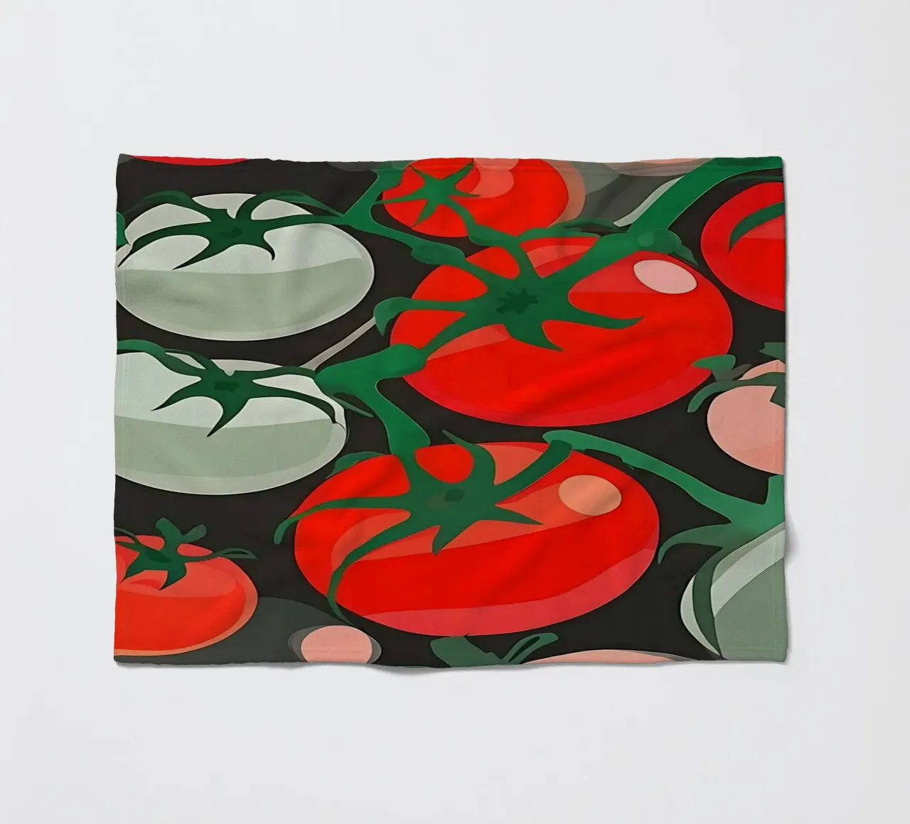 Stile_di_pomodoro_A_5 coperta in pile da Pink- und LoveArt by LK
