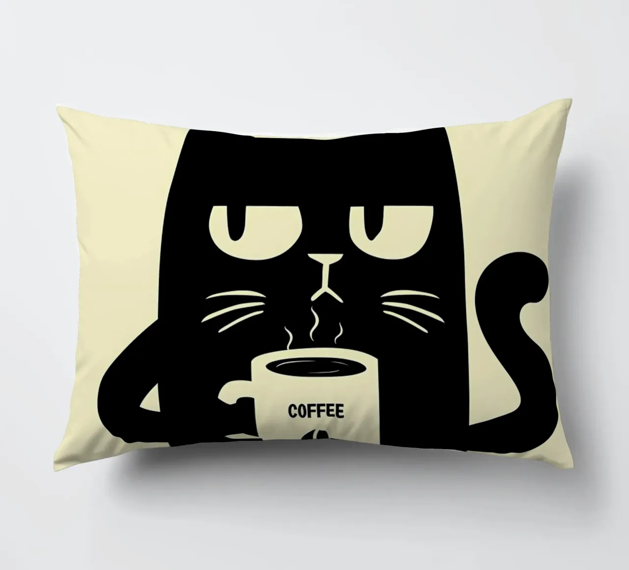 Gatto e caffè cuscino da Bartosz Powalka