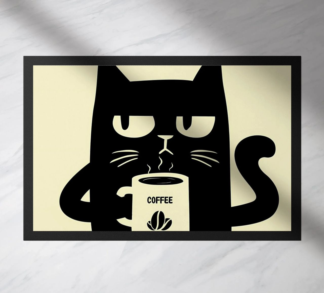 Gatto e caffè zerbino da Bartosz Powalka