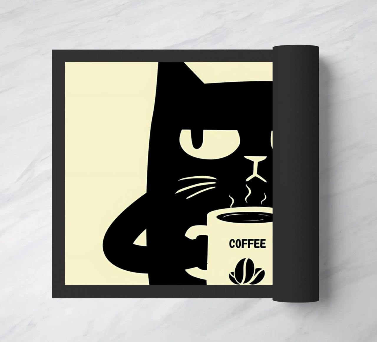 Gatto e caffè zerbino da Bartosz Powalka