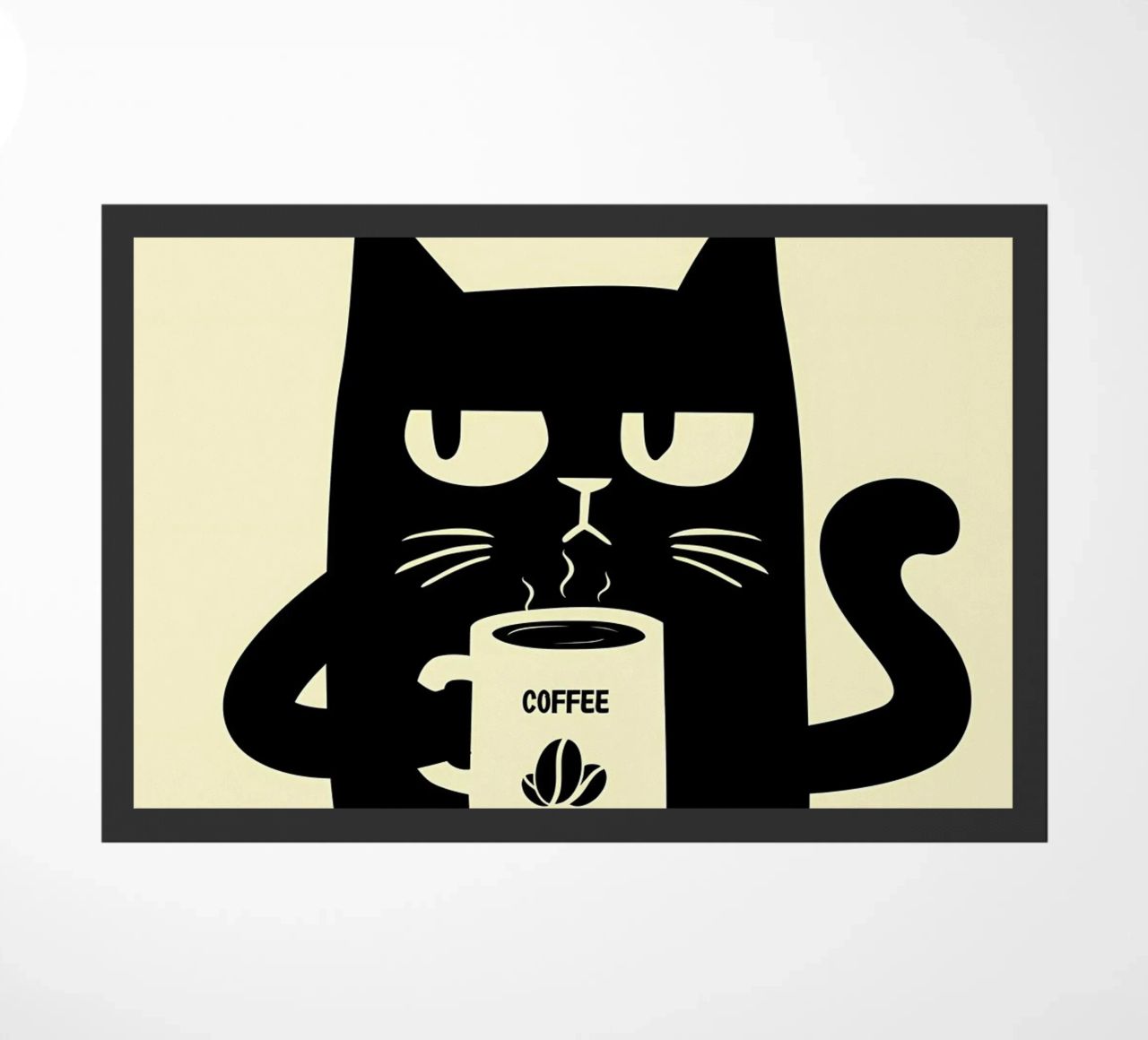Gatto e caffè zerbino da Bartosz Powalka
