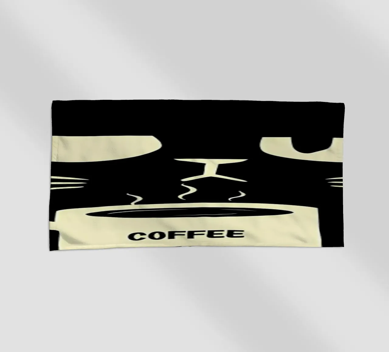 Gatto e caffè telo mare da Bartosz Powalka