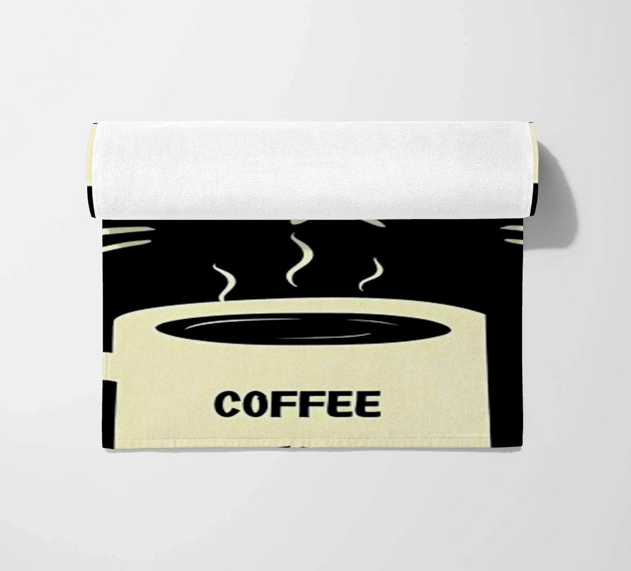 Gatto e caffè telo mare da Bartosz Powalka