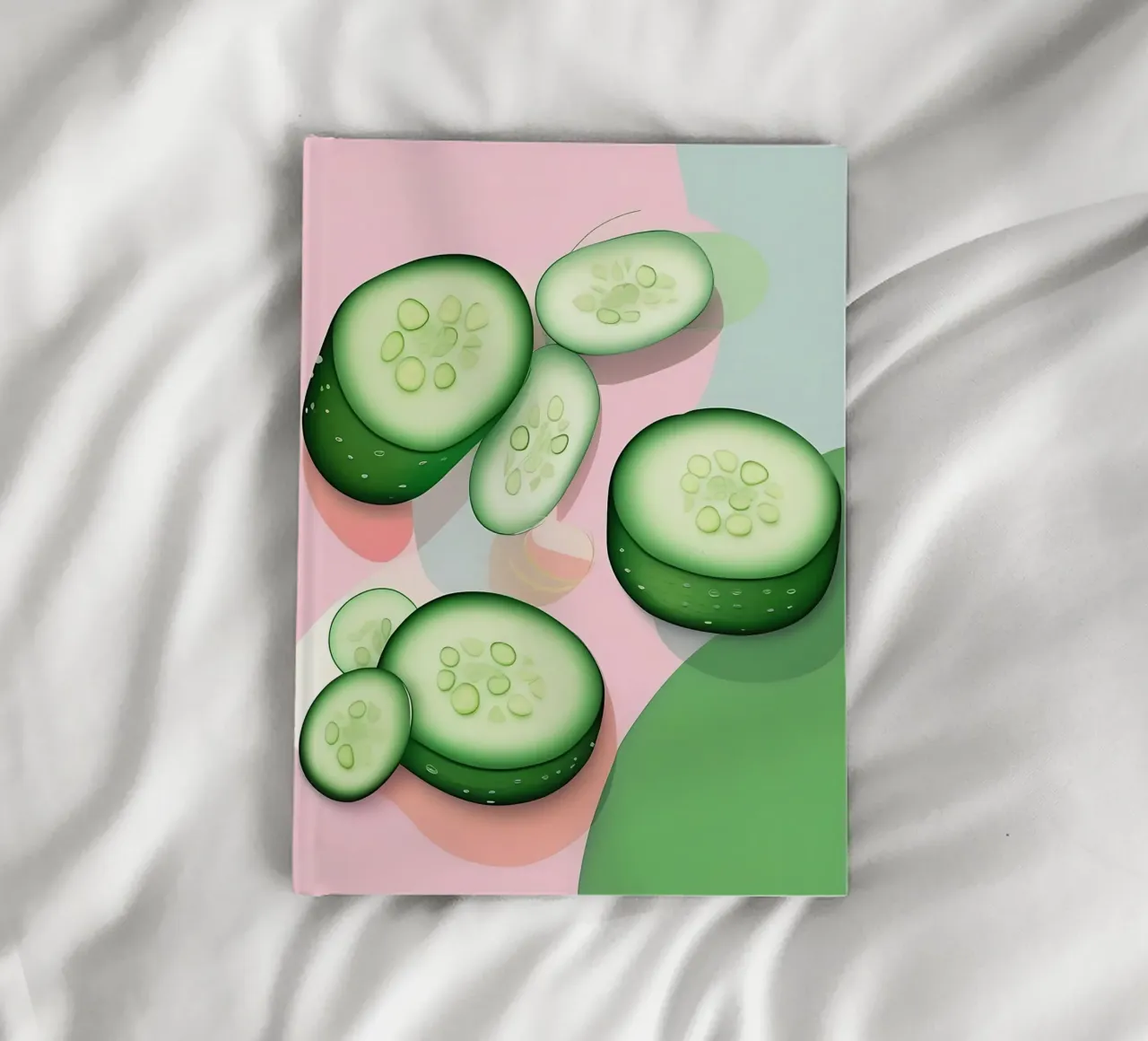 Cucumber_Style_A_1 notebook by Pink- und LoveArt by LK