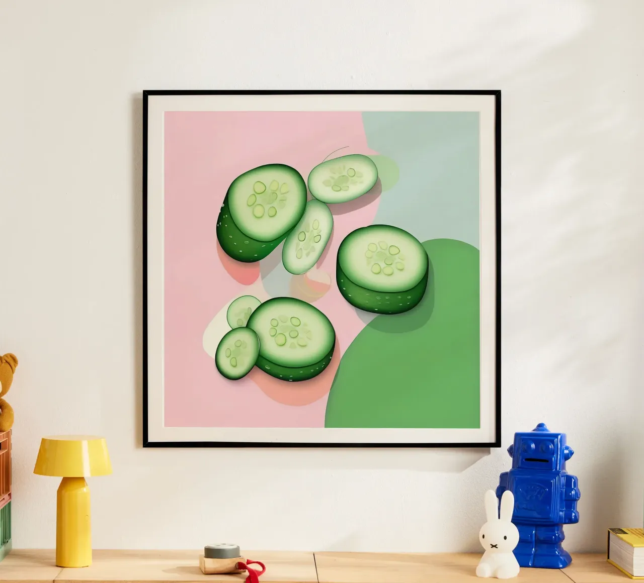 Cucumber_Style_A_1 hahnemühle by Pink- und LoveArt by LK