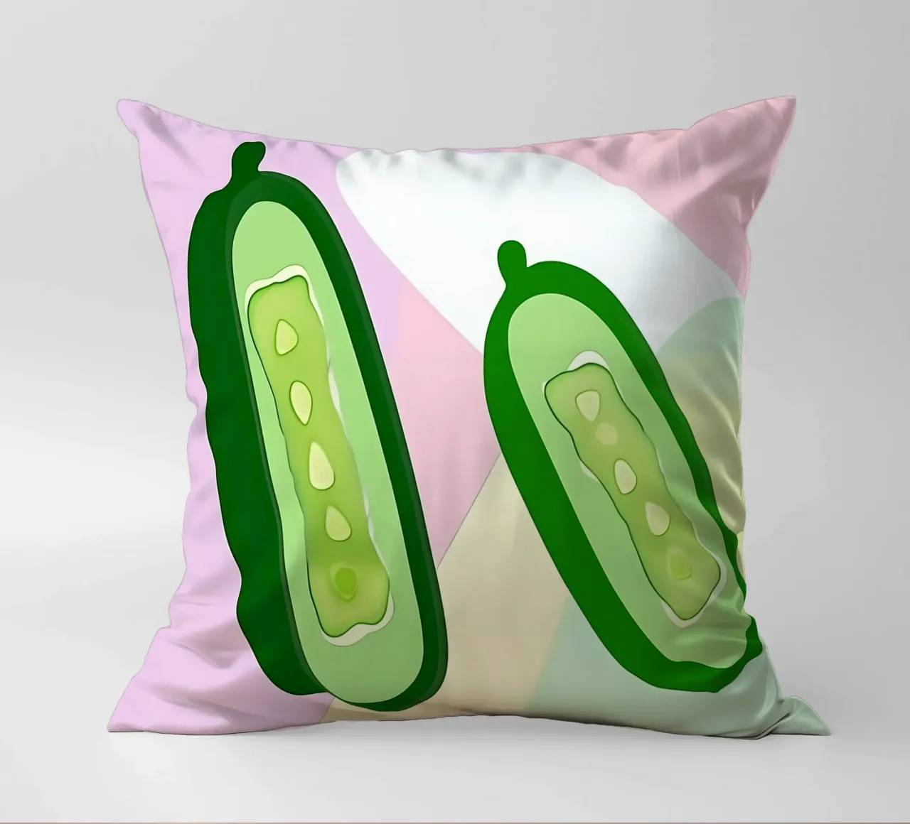 Concombre_Style_A_2 coussin de Pink- und LoveArt by LK