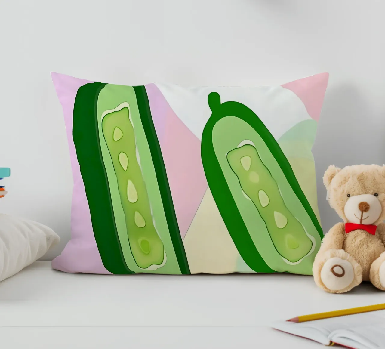Concombre_Style_A_2 coussin de Pink- und LoveArt by LK