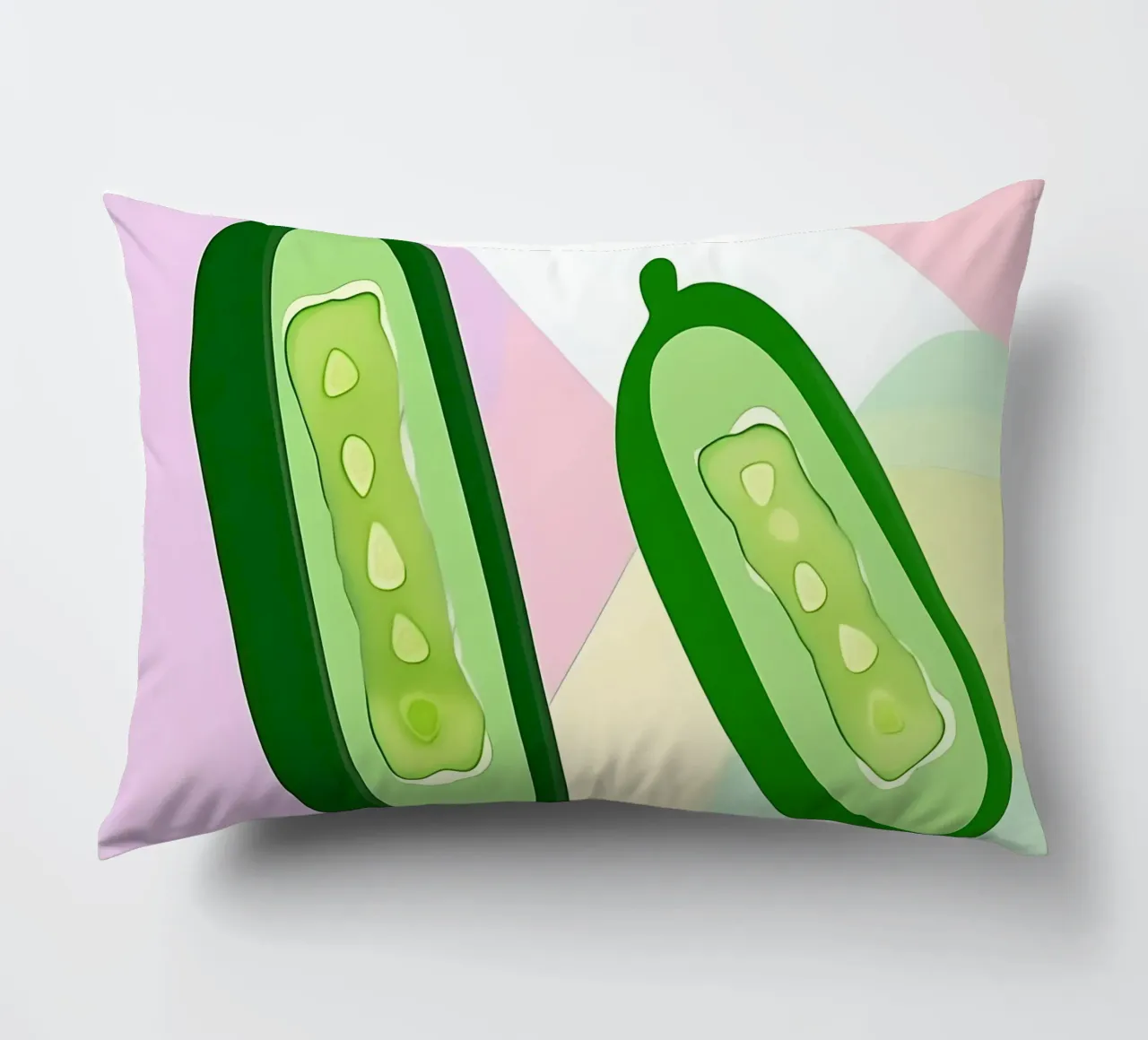 Concombre_Style_A_2 coussin de Pink- und LoveArt by LK