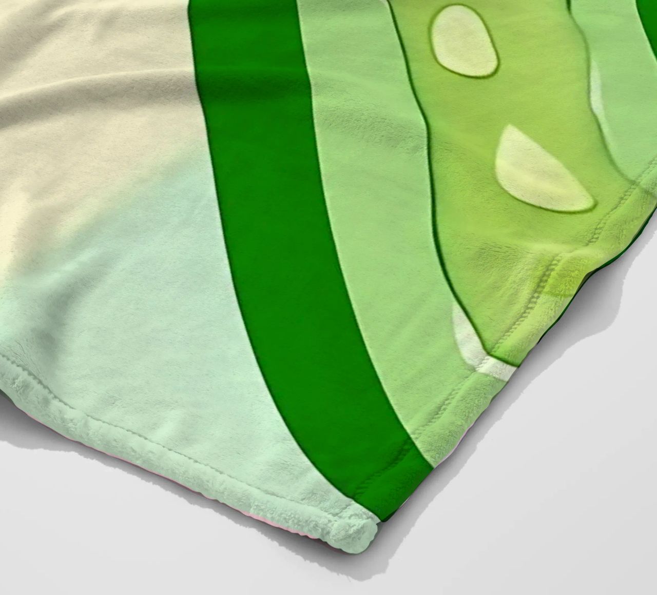 Cucumber_Style_A_2 fleece blanket by Pink- und LoveArt by LK