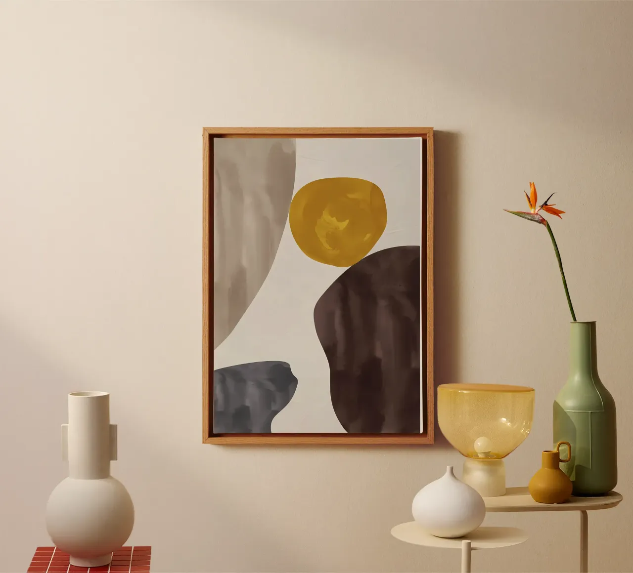 ORGANIC ABSTRACT SHAPES canvas by Aiden Garcia