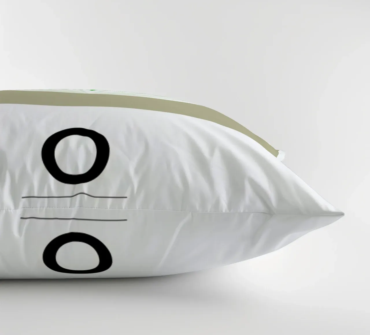 „The Food Alphabet“ - O like Onion cuscino da BLAEK Design Studio