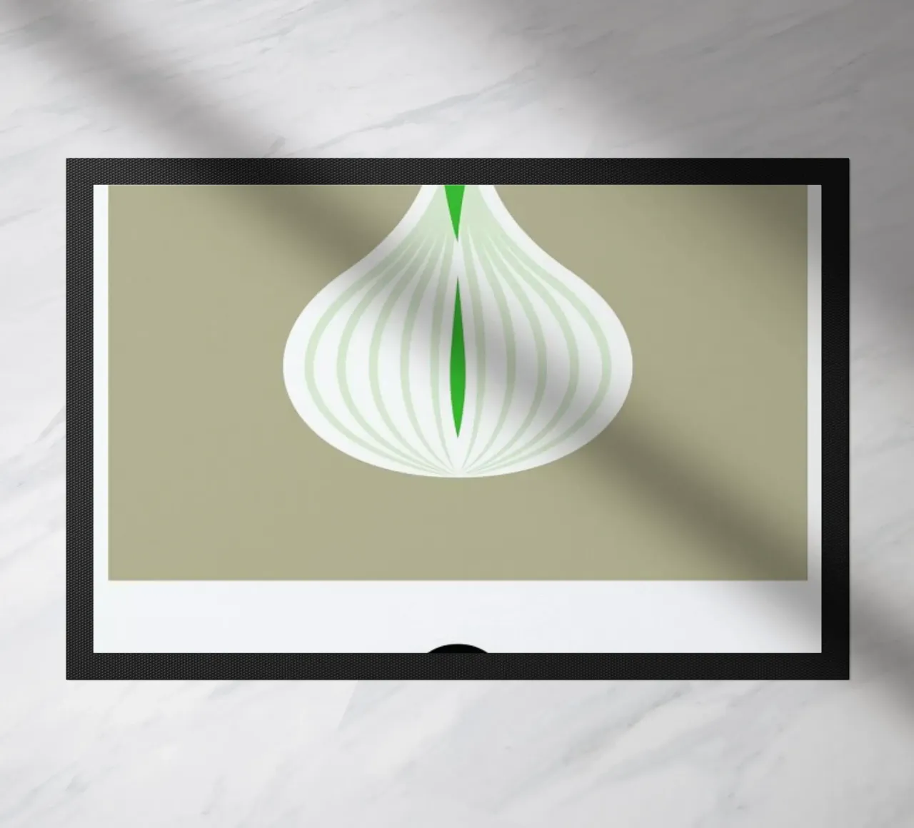 „The Food Alphabet“ - O like Onion zerbino da BLAEK Design Studio