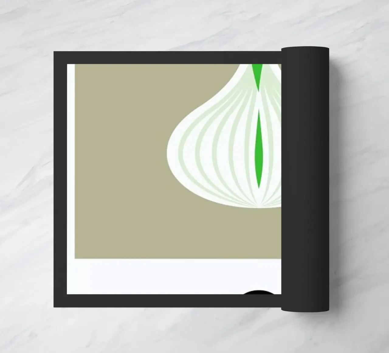 „The Food Alphabet“ - O like Onion zerbino da BLAEK Design Studio