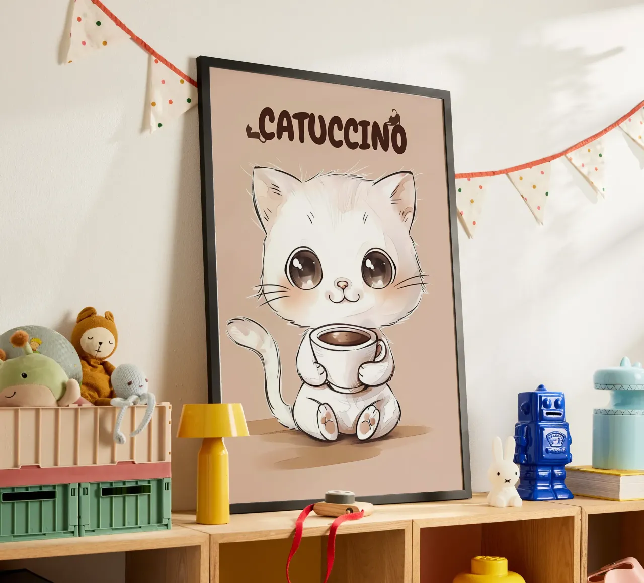 Adorable chat avec du café hahnemühle de Bartosz Powalka