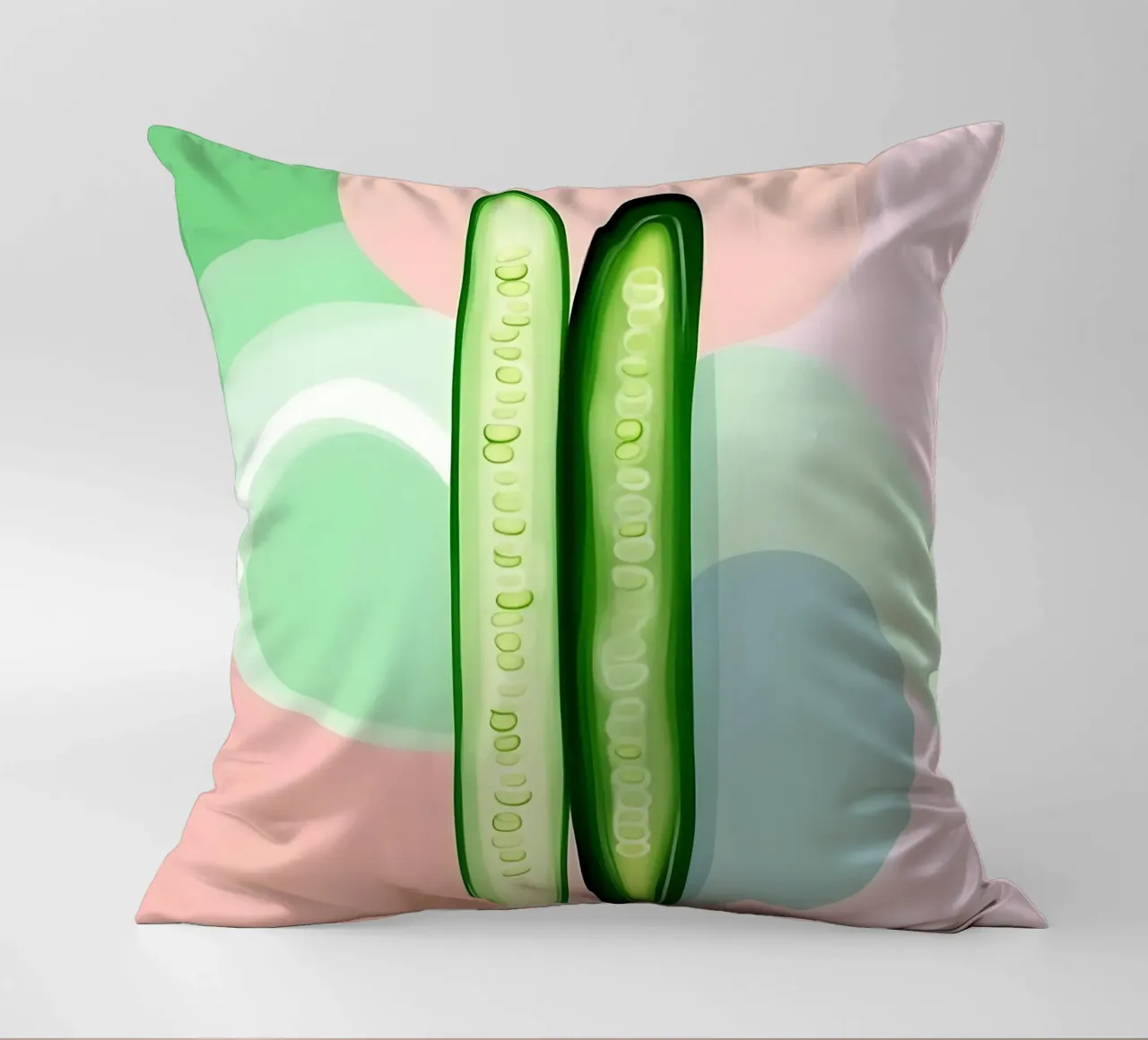 Concombre_Style_A_3 coussin de Pink- und LoveArt by LK