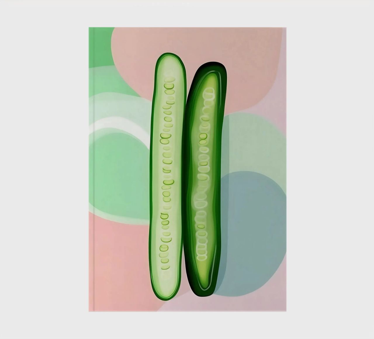 Cucumber_Style_A_3 notebook by Pink- und LoveArt by LK