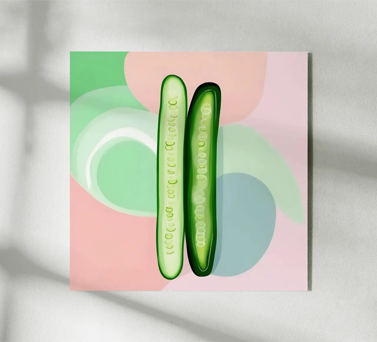 Cetriolo_Stile_A_3 plexiglass da Pink- und LoveArt by LK