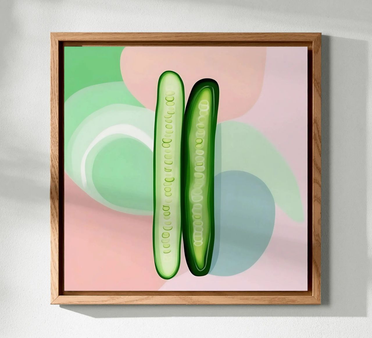 Cucumber_Style_A_3 alu-dibond by Pink- und LoveArt by LK